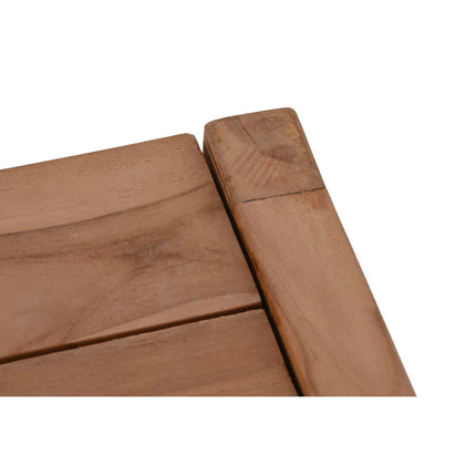 Tisch DKD Home Decor Garten natürlich Teakholz Braun (120 x 60 x 45 cm)