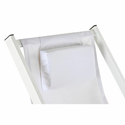 Solseng DKD Home Decor Polyester Aluminium Weiß