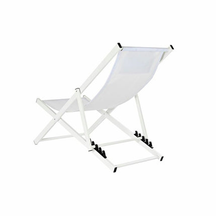 Solseng DKD Home Decor Polyester Aluminium Weiß