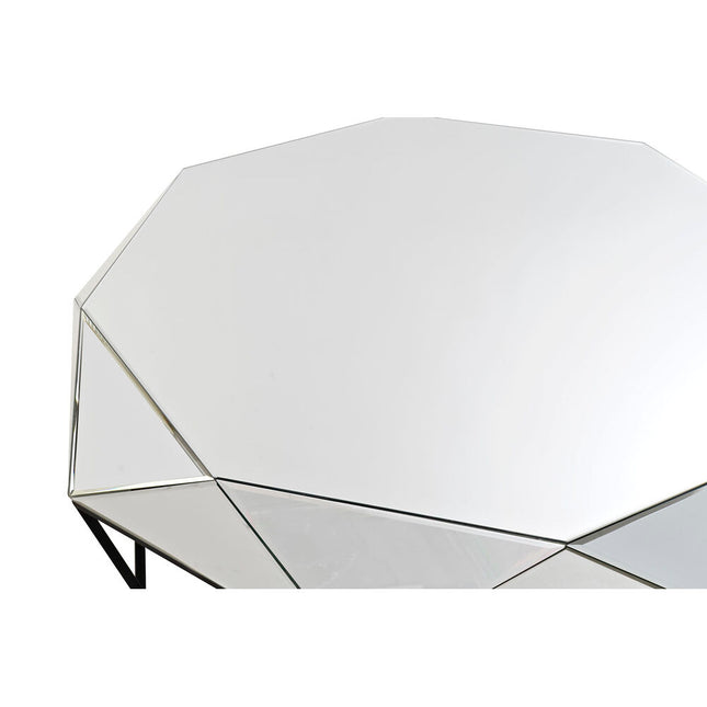 Couchtisch DKD Home Decor Spiegel Metall (100 x 100 x 35 cm)