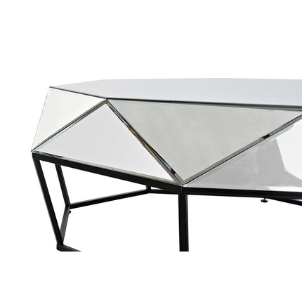 Couchtisch DKD Home Decor Spiegel Metall (100 x 100 x 35 cm)