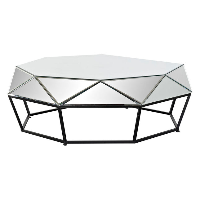 Couchtisch DKD Home Decor Spiegel Metall (100 x 100 x 35 cm)