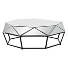 Couchtisch DKD Home Decor Spiegel Metall (100 x 100 x 35 cm)