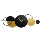 Wanduhr DKD Home Decor Schwarz Gold Metall Moderne (123 x 5 x 48 cm)