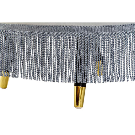 Sitz DKD Home Decor Metall Polyester Himmelsblau Schwamm Holz MDF (77 x 63 x 85 cm)