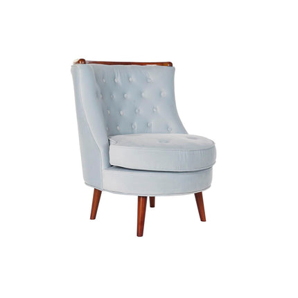 Sitz DKD Home Decor Holz Braun Polyester Celeste (65 x 69 x 80 cm)