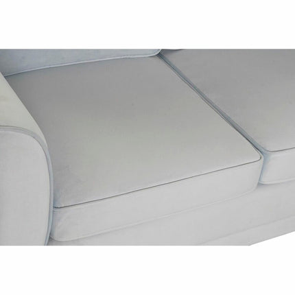 Sofa DKD Home Decor Blau Himmelsblau Holz Moderne Sixties 136 x 76 x 82 cm