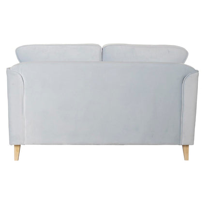 Sofa DKD Home Decor Blau Himmelsblau Holz Moderne Sixties 136 x 76 x 82 cm