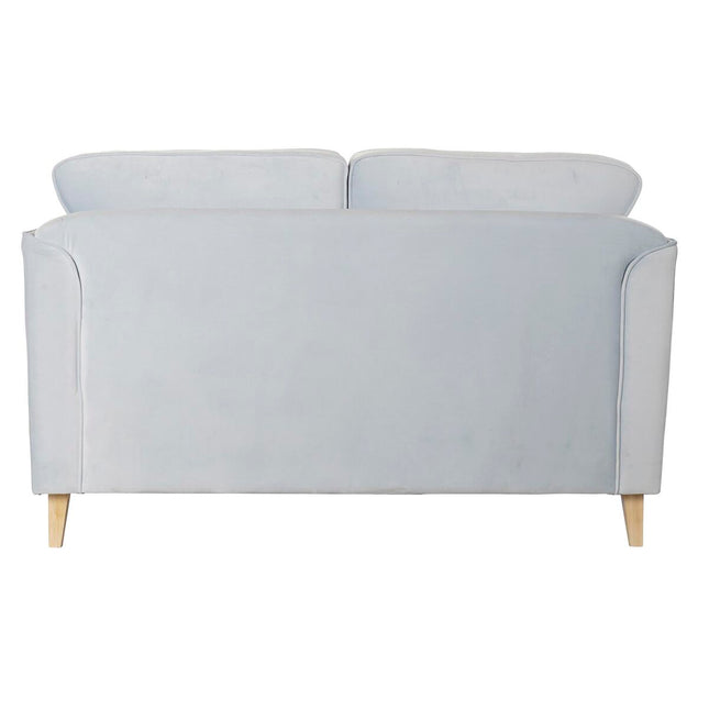 Sofa DKD Home Decor Blau Himmelsblau Holz Moderne Sixties 136 x 76 x 82 cm