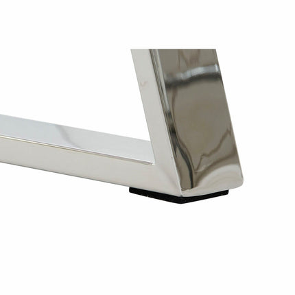 Esstisch DKD Home Decor Kristall Stahl Dunkelgrau (180 x 90 x 76 cm)