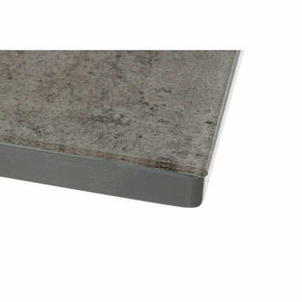 Esstisch DKD Home Decor Kristall Stahl Dunkelgrau (180 x 90 x 76 cm)