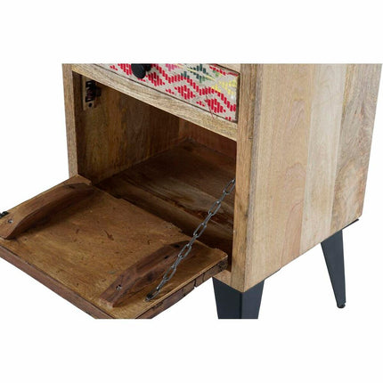 Schubladenschrank DKD Home Decor Metall Mango-Holz (45 x 35 x 120 cm)