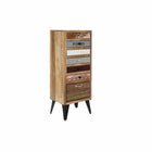 Schubladenschrank DKD Home Decor Metall Mango-Holz (45 x 35 x 120 cm)