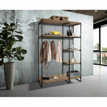 Garderobe DKD Home Decor Metall Mango-Holz (90 x 40 x 200 cm)