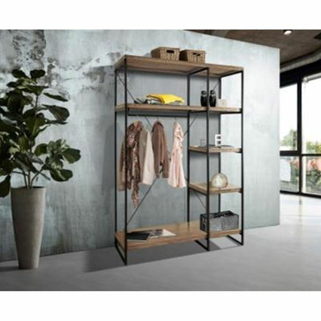 Garderobe DKD Home Decor Metall Mango-Holz (90 x 40 x 200 cm)