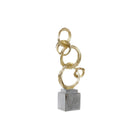 Deko-Figur DKD Home Decor 16 x 8 x 40 cm Grau Gold