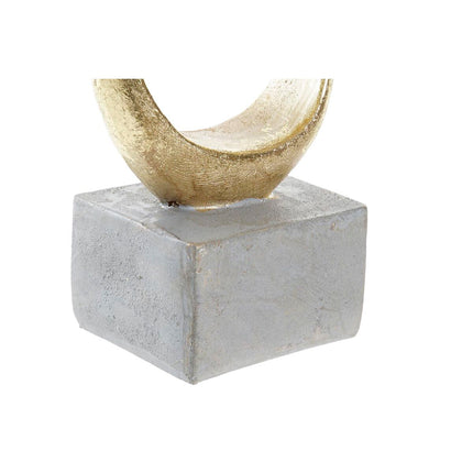 Deko-Figur DKD Home Decor Grau Gold 12 x 8 x 25 cm