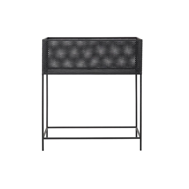 Blumentopf DKD Home Decor Schwarz Metall Loft (60 x 25 x 70 cm)