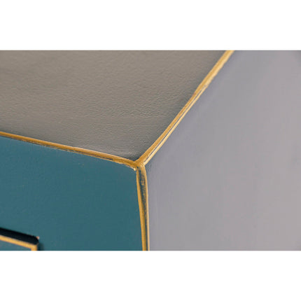 Schubladenschrank DKD Home Decor Blau Rot Tanne Holz MDF Orientalisch 63 x 27 x 101 cm