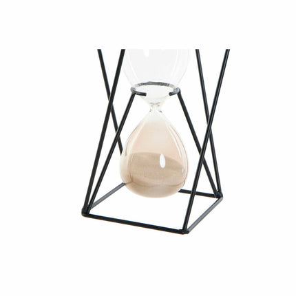 Sanduhr DKD Home Decor Schwarz Terrakotta Bernstein 14 x 14 x 19 cm