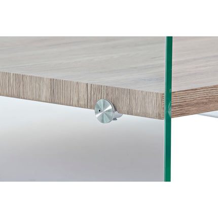 Tischdekoration DKD Home Decor Aluminium Verre trempé 80 x 80 x 35 cm Holz MDF