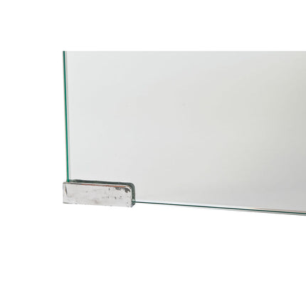Tischdekoration DKD Home Decor Aluminium Verre trempé 80 x 80 x 35 cm Holz MDF