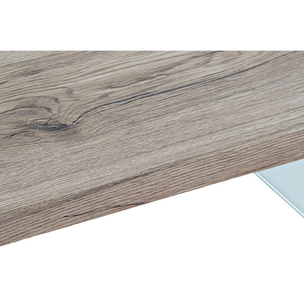 Tischdekoration DKD Home Decor Aluminium Verre trempé 80 x 80 x 35 cm Holz MDF
