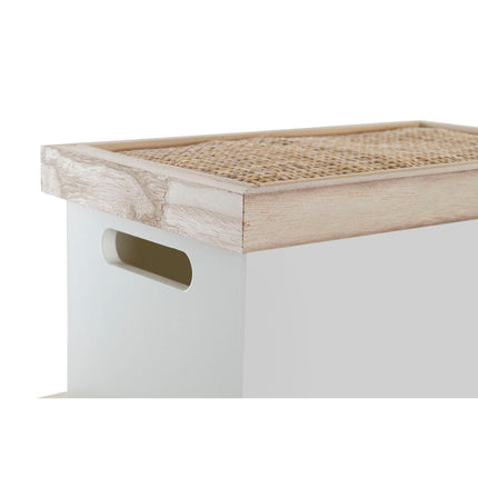 Set dekorativer Karten DKD Home Decor natürlich MDF korb (42 x 31 x 24 cm)