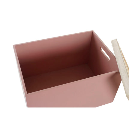 Set dekorativer Karten DKD Home Decor natürlich MDF korb (42 x 31 x 24 cm)
