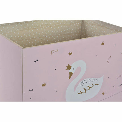 Dekorative Box DKD Home Decor Holz 39 x 26 x 31 cm Schwan