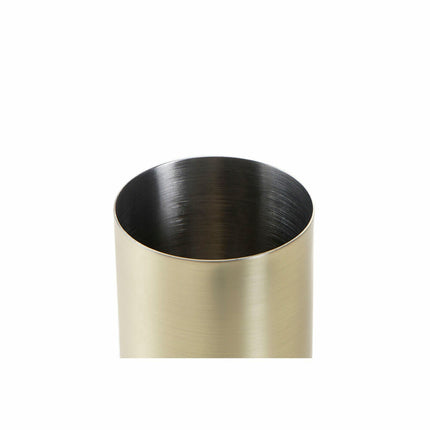 Zahnbürstenhalter DKD Home Decor Edelstahl Gold (6,5 x 6,5 x 10 cm)