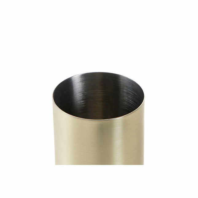 Zahnbürstenhalter DKD Home Decor Edelstahl Gold (6,5 x 6,5 x 10 cm)