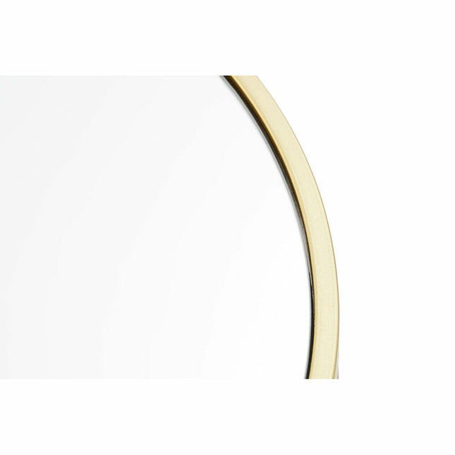 Beistelltisch DKD Home Decor Spiegel Gold Metall (71 x 71 x 43 cm)