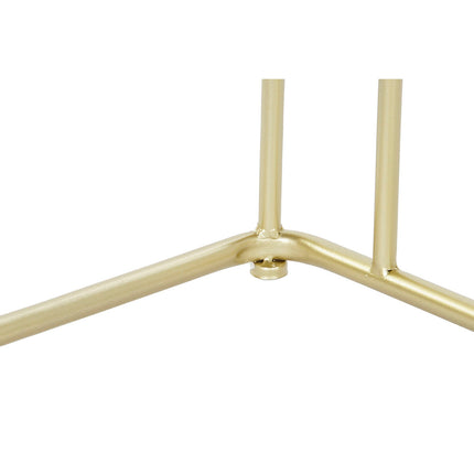 Beistelltisch DKD Home Decor Spiegel Kristall Gold Metall (40 x 31 x 61 cm)