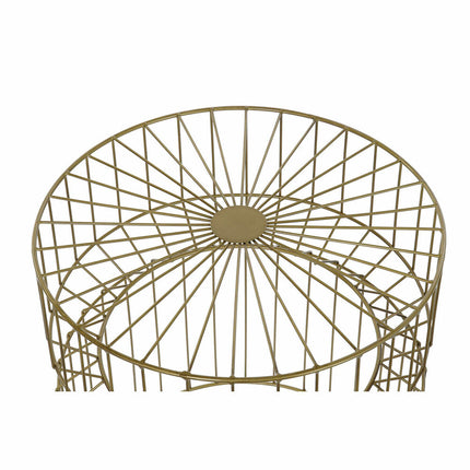 Beistelltisch DKD Home Decor Gold Metall (40,5 x 40,5 x 46 cm)