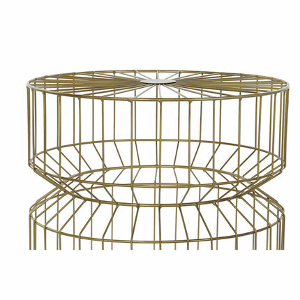 Beistelltisch DKD Home Decor Gold Metall (40,5 x 40,5 x 46 cm)