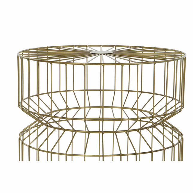 Beistelltisch DKD Home Decor Gold Metall (40,5 x 40,5 x 46 cm)