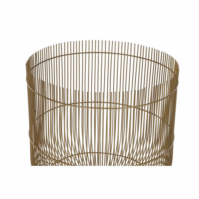 Blumentopf DKD Home Decor Gold Metall Glam (34,5 x 34,5 x 87 cm)