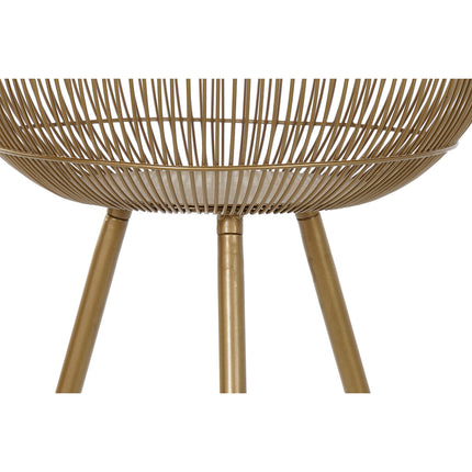Blumentopf DKD Home Decor Gold Metall Glam (34,5 x 34,5 x 87 cm)