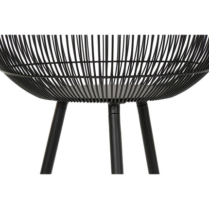 Blumentopf DKD Home Decor 34,5 x 34,5 x 88 cm Schwarz Metall