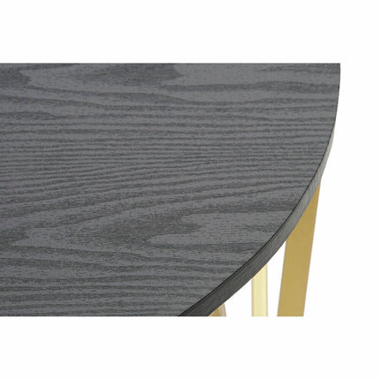 2nd-Set Tischchen DKD Home Decor Schwarz Gold 79 x 79 x 46 cm