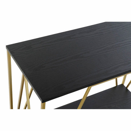 Konsole DKD Home Decor Schwarz Gold Metall Holz (81,5 x 36 x 71,5 cm)