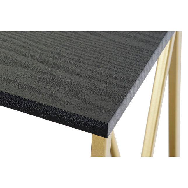 Konsole DKD Home Decor Schwarz Gold Metall Holz (81,5 x 36 x 71,5 cm)