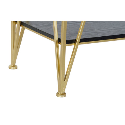 Konsole DKD Home Decor Schwarz Gold Metall Holz (81,5 x 36 x 71,5 cm)