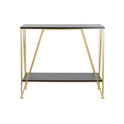 Konsole DKD Home Decor Schwarz Gold Metall Holz (81,5 x 36 x 71,5 cm)