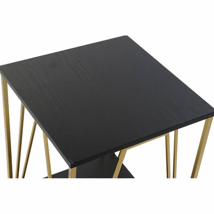 Beistelltisch DKD Home Decor 41 x 41 x 63,5 cm Schwarz Gold Metall Holz