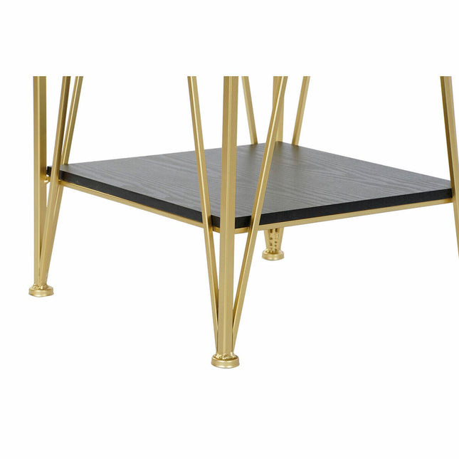 Beistelltisch DKD Home Decor 41 x 41 x 63,5 cm Schwarz Gold Metall Holz