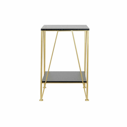 Beistelltisch DKD Home Decor 41 x 41 x 63,5 cm Schwarz Gold Metall Holz