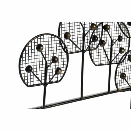 Wanddekoration DKD Home Decor Schwarz Gold Metall Loft (105 x 6 x 56 cm)