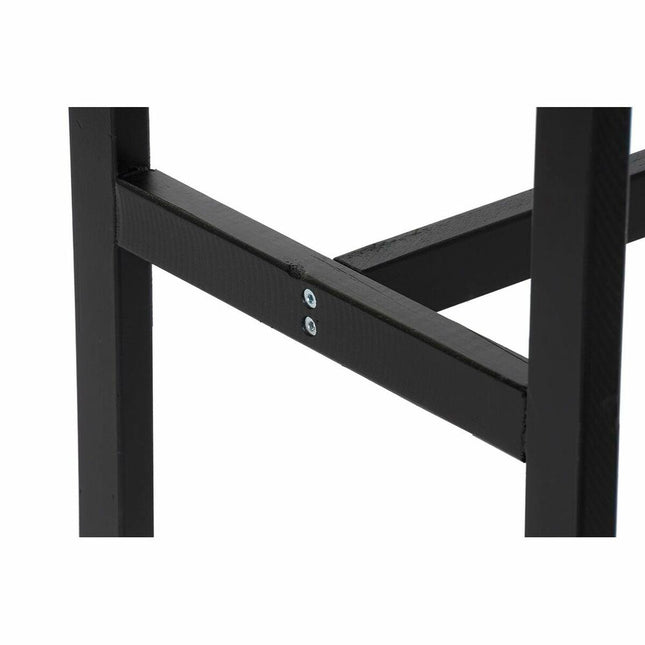 Anrichte DKD Home Decor Schwarz Paulonia-Holz natürlich MDF Rattan (80 x 40 x 145 cm)